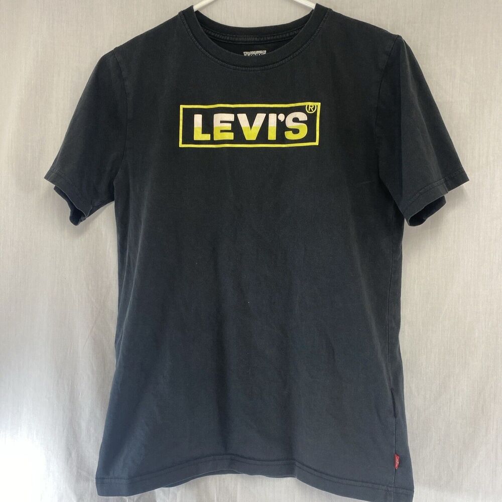 Boys LEVI'S Black Short Sleeve Tee Shirt XL